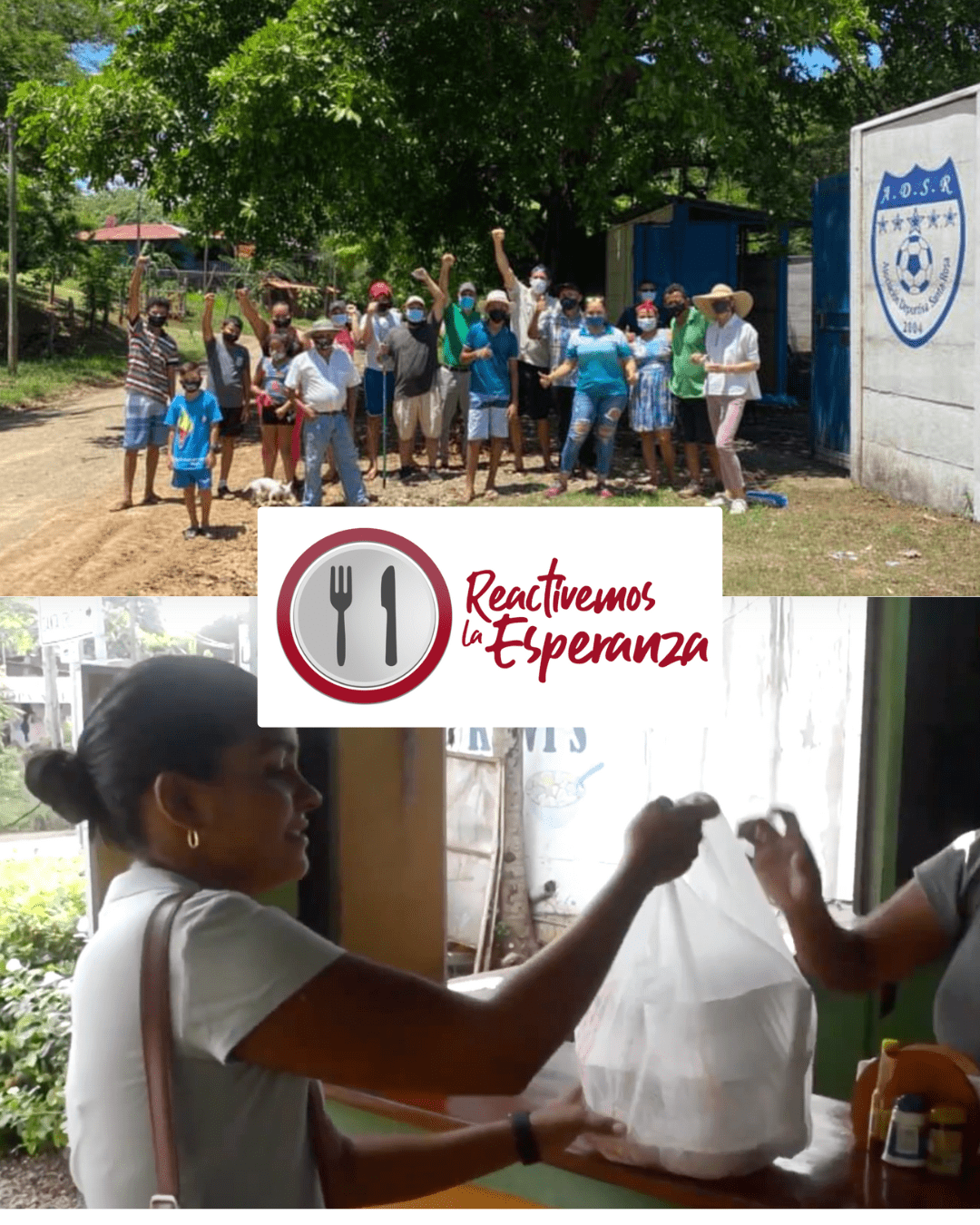 Logo de Reactivemos la Esperanza, iniciativa solidaria de Jose Aguilar